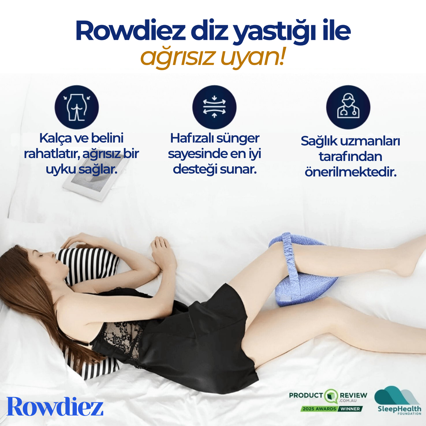 Rowdiez- Destekli Diz Yastığı
